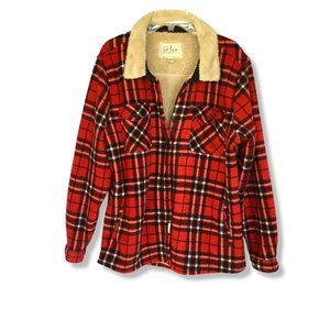 Soho Thread Co men's super plush sherpa flannel jacket size XXL